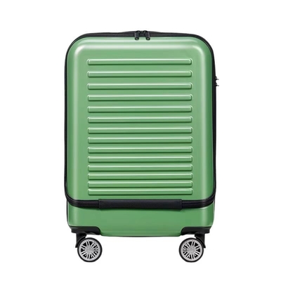 Sturdy Classic Concise Hardside Cabin Travel Luggage With Front Open Pocket